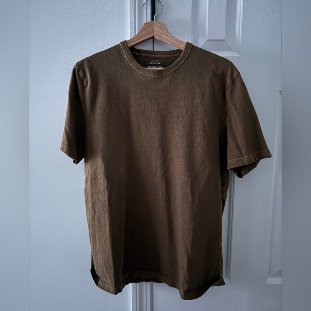 J. Crew Factory Men's Dark Brown Short Sleeve Tee